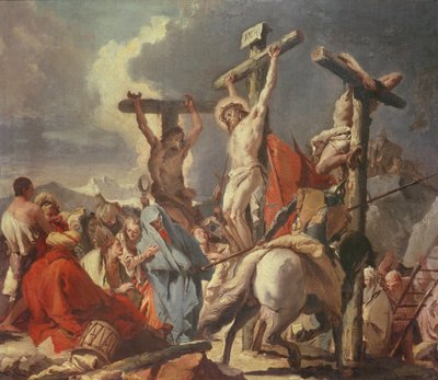 Christus aan het Kruis door Giovanni Domenico Tiepolo